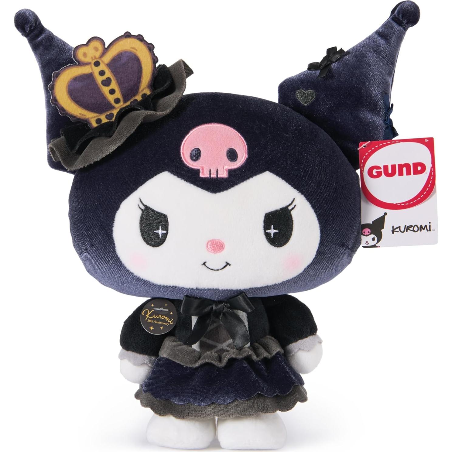 Peluche GUND Sanrio Kuromi 20 Aniversario 24 cm