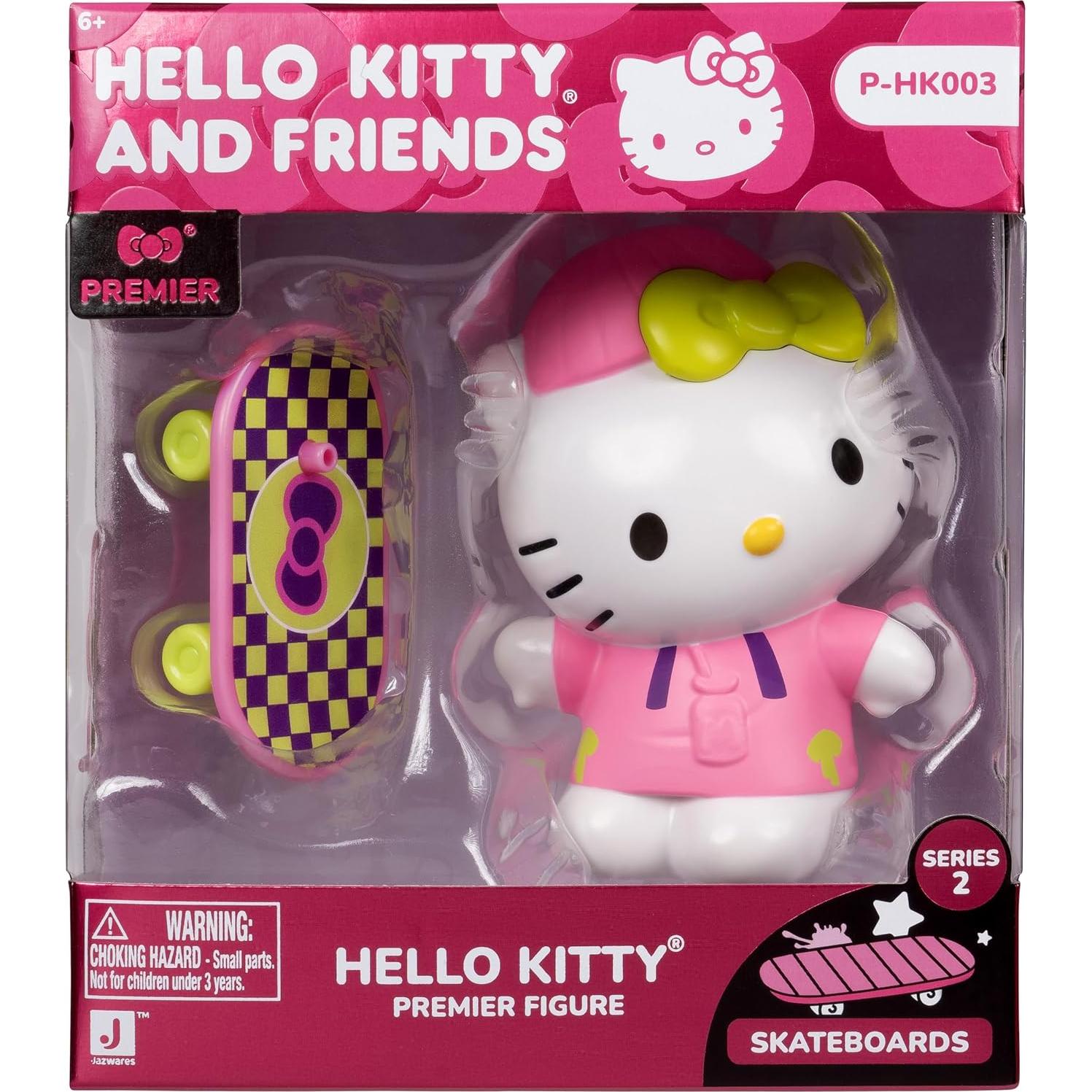 Figura Premier Hello Kitty con Patineta 10.16 cm Jazwares