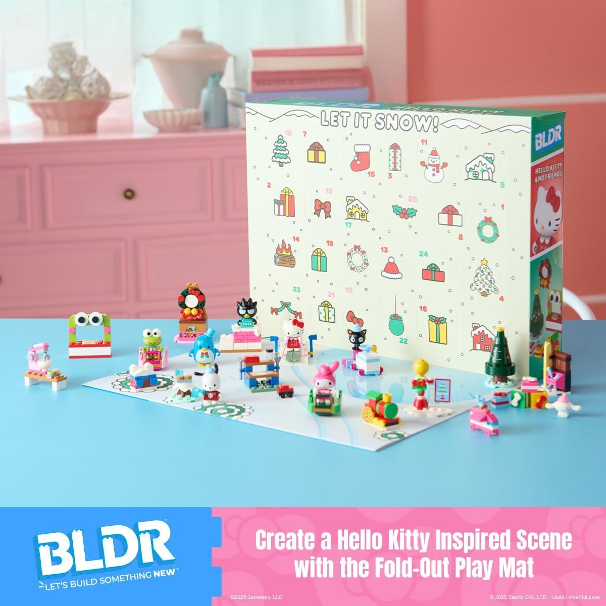 Calendario de Adviento BLDR Hello Kitty 2025 - 8 Minifiguras y 16 Regalos