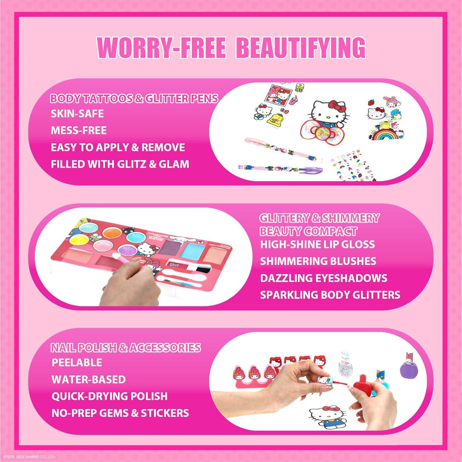 Juego de Maquillaje Hello Kitty Townley Girl - No Tóxico 3+