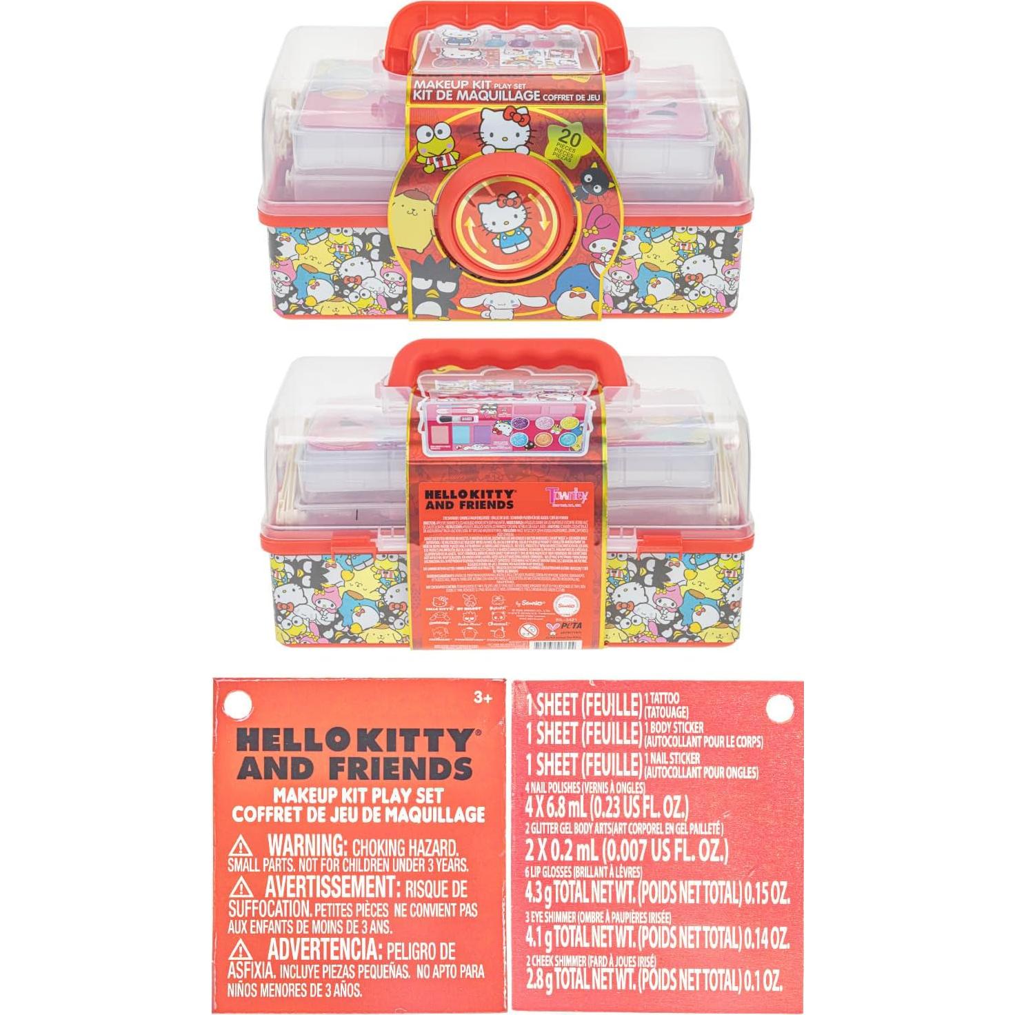 Juego de Maquillaje Hello Kitty Townley Girl - No Tóxico 3+