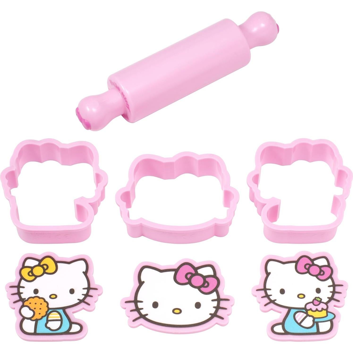 DecoSet Hello Kitty - Set de Decoración de Pastel 7 Piezas