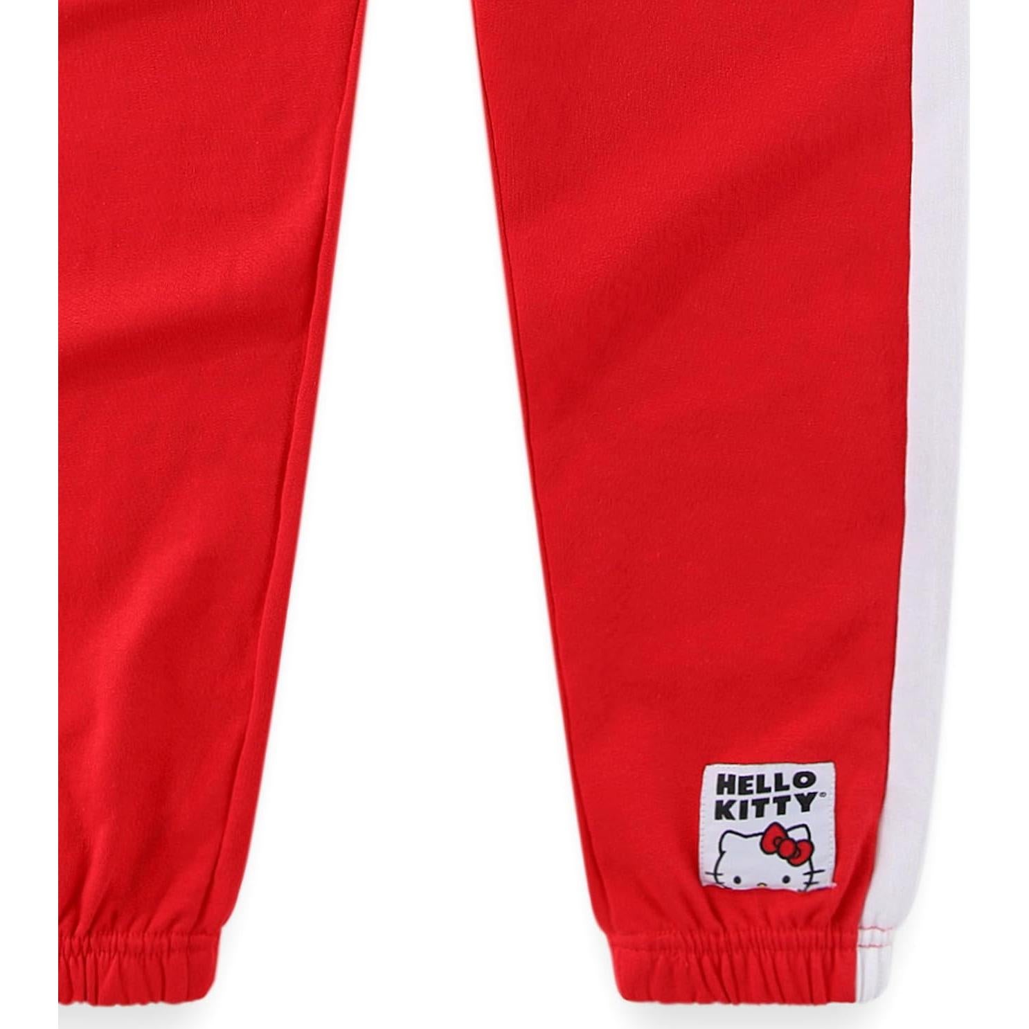 Conjunto Sudadera y Pantalones Hello Kitty Niñas Talla 5 Rojo