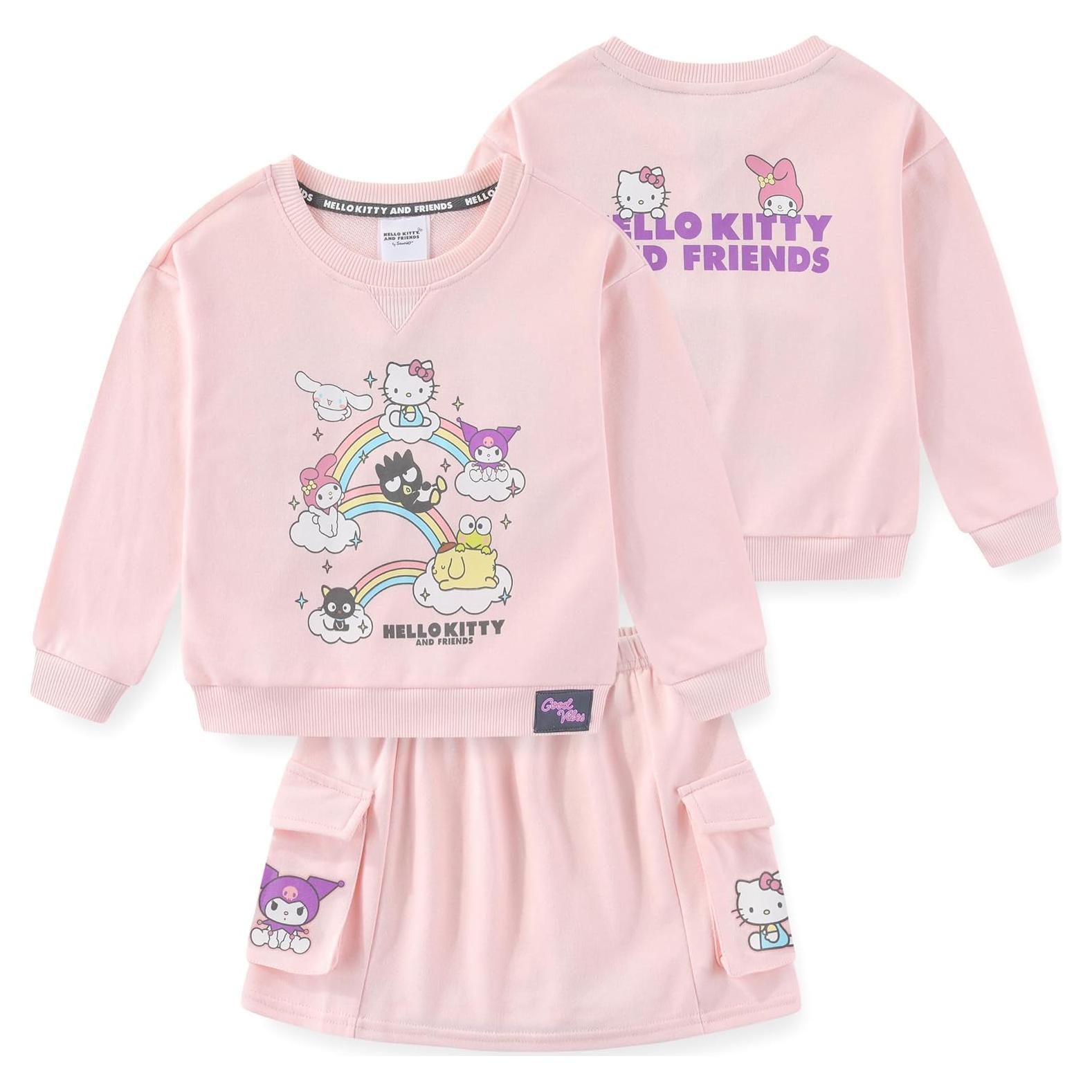 Conjunto Sudadera y Falda Skort Hello Kitty Niñas Grandes