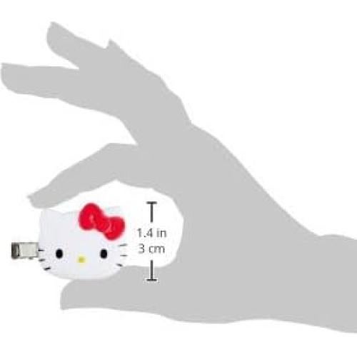 Clip para Flequillo Sanrio Hello Kitty Set de 2 Rojo 5x1x3.3cm