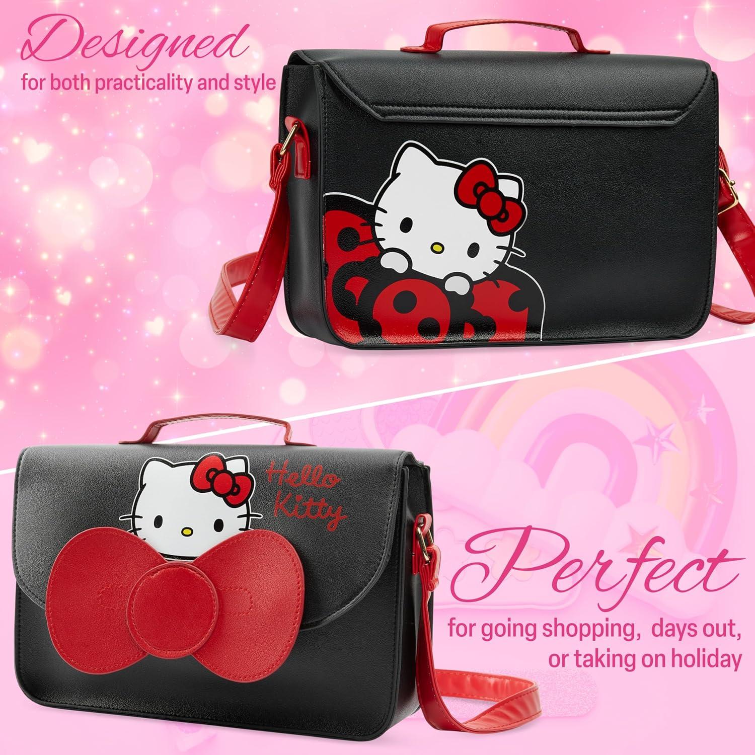Bolsa Cruzada Hello Kitty Cerda para Niñas Kawaii 25x7cm