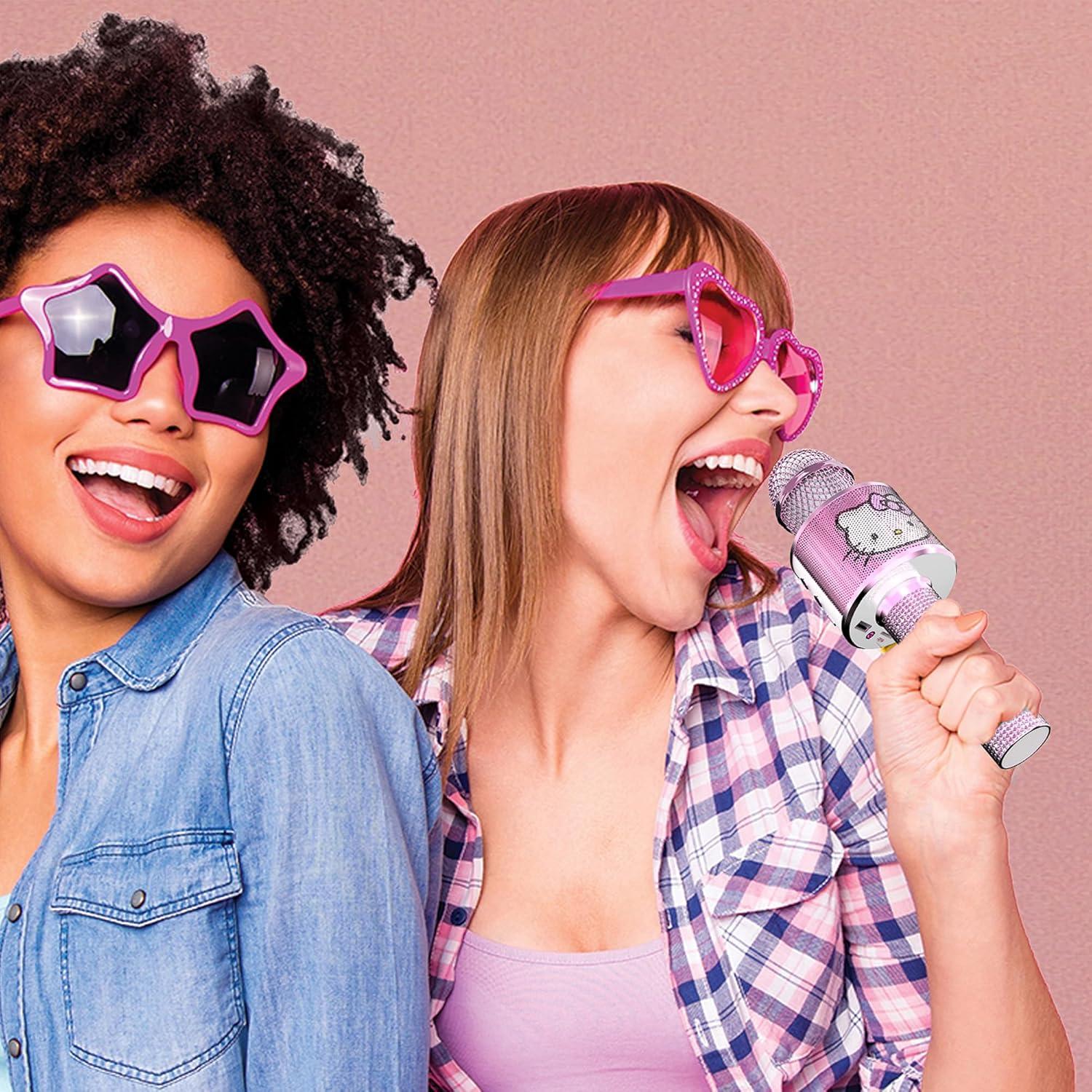 Micrófono de Karaoke Bluetooth Hello Kitty - Altavoz Inalámbrico