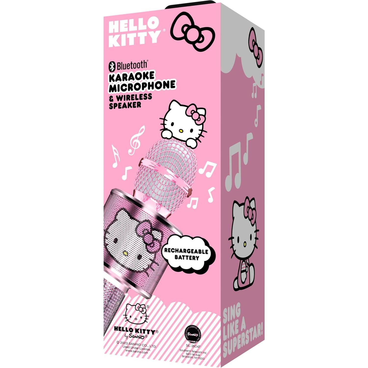 Micrófono de Karaoke Bluetooth Hello Kitty - Altavoz Inalámbrico