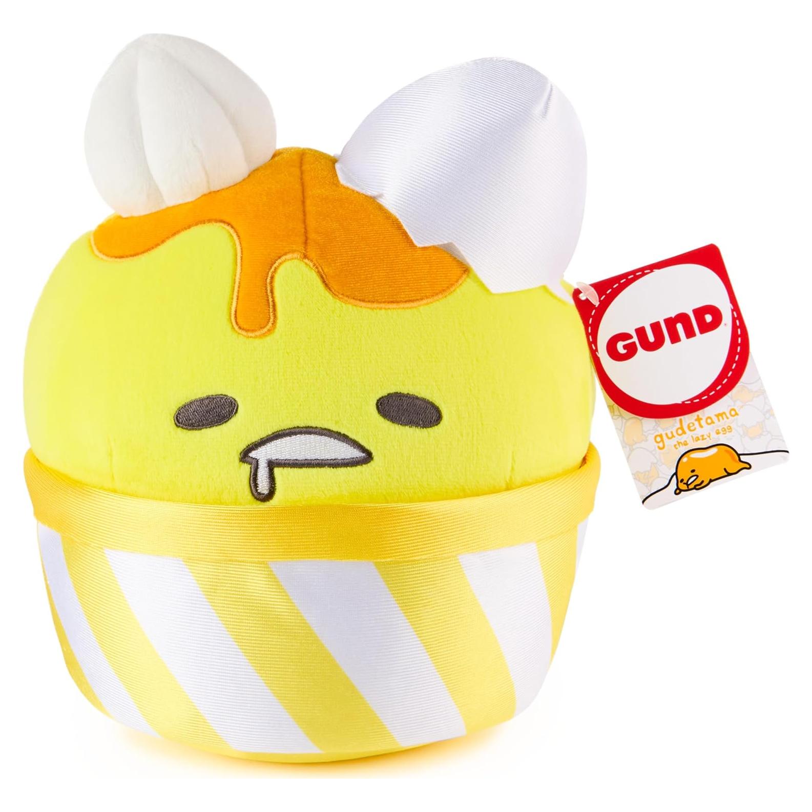 Peluche GUND Sanrio Gudetama 23 cm en Taza de Helado