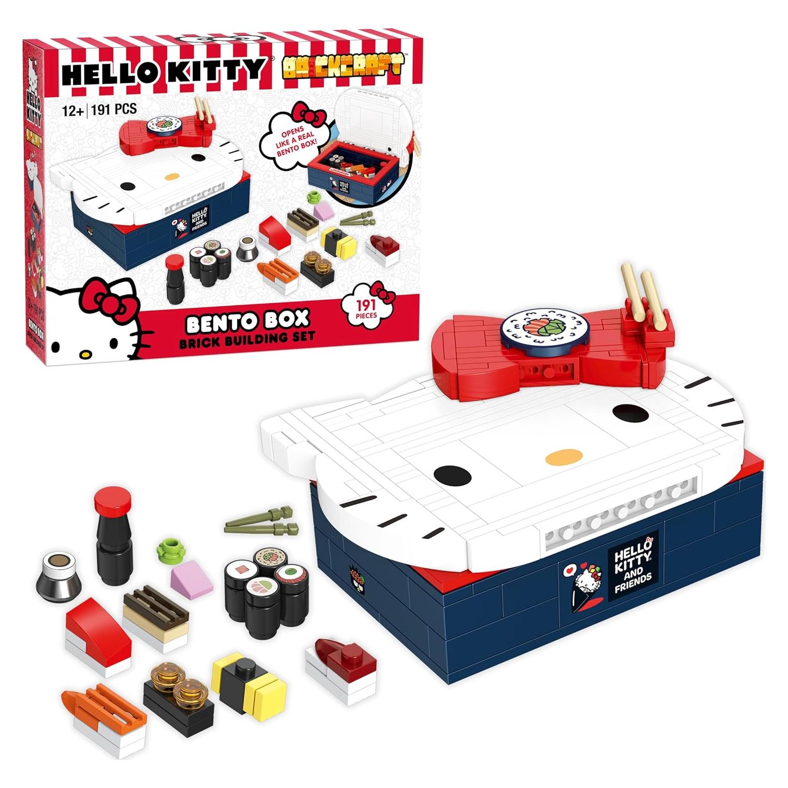 Caja Bento Hello Kitty Brickcraft 191 Piezas Multicolores
