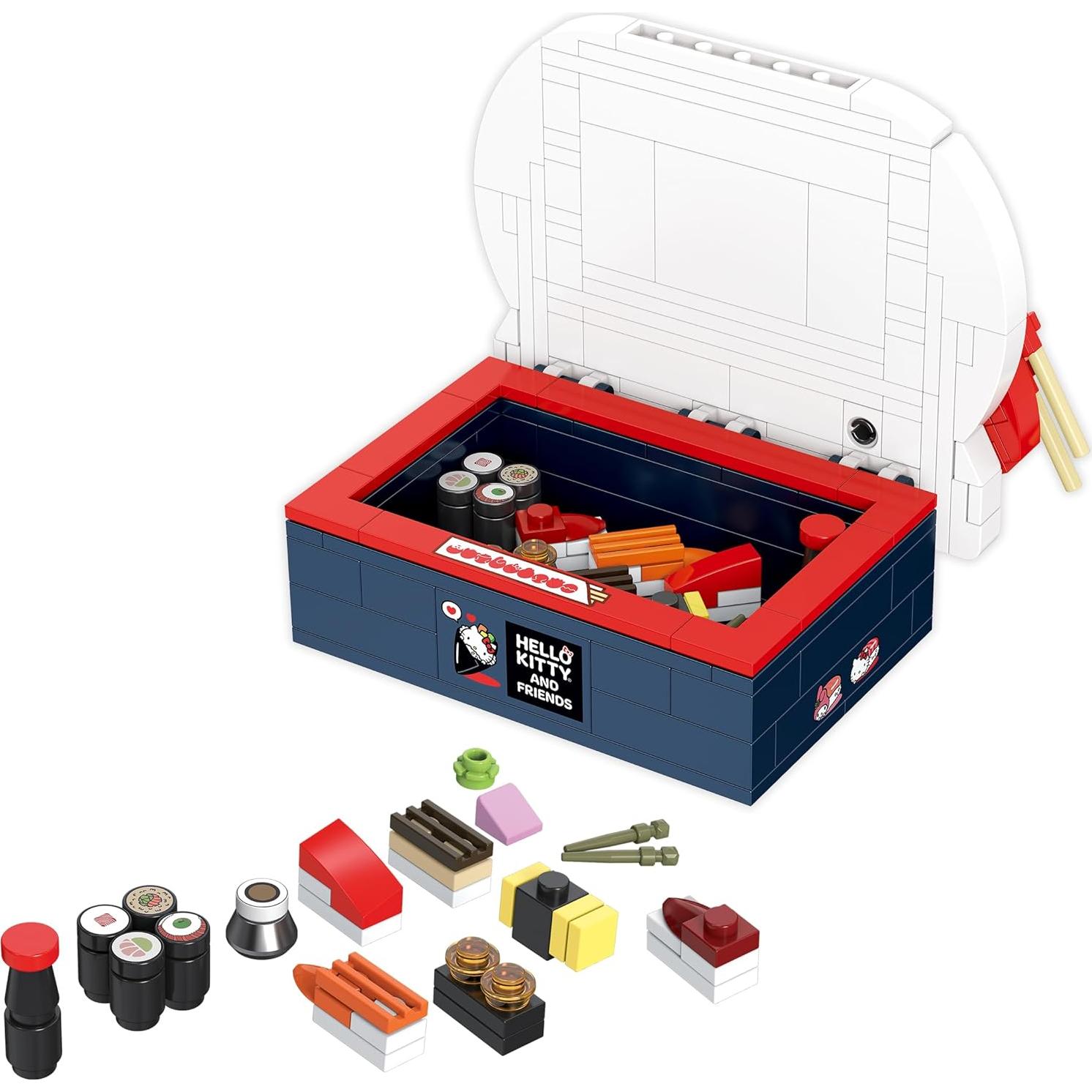 Caja Bento Hello Kitty Brickcraft 191 Piezas Multicolores