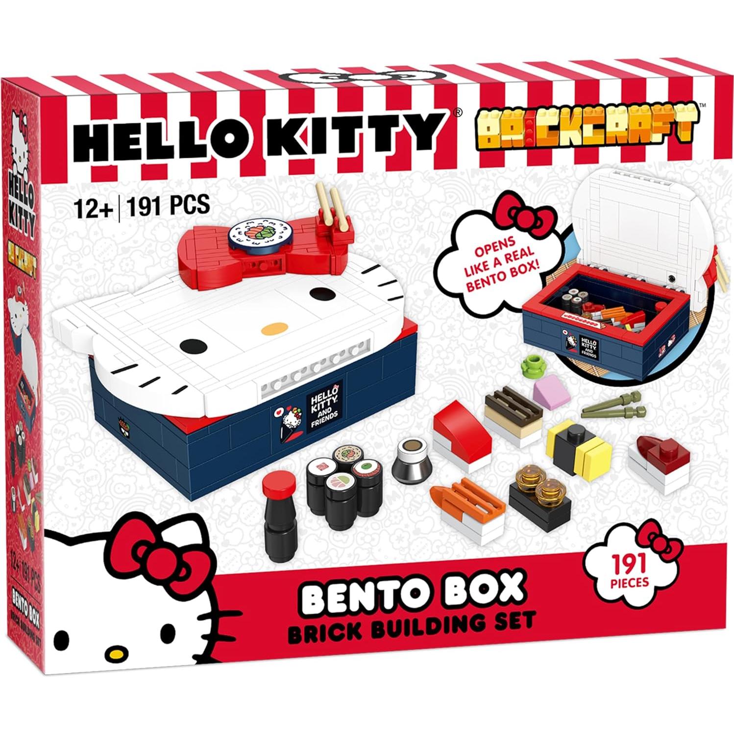 Caja Bento Hello Kitty Brickcraft 191 Piezas Multicolores