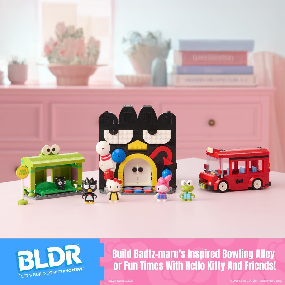 Set de Construcción Bolera Badtz-Maru Hello Kitty 616 Piezas