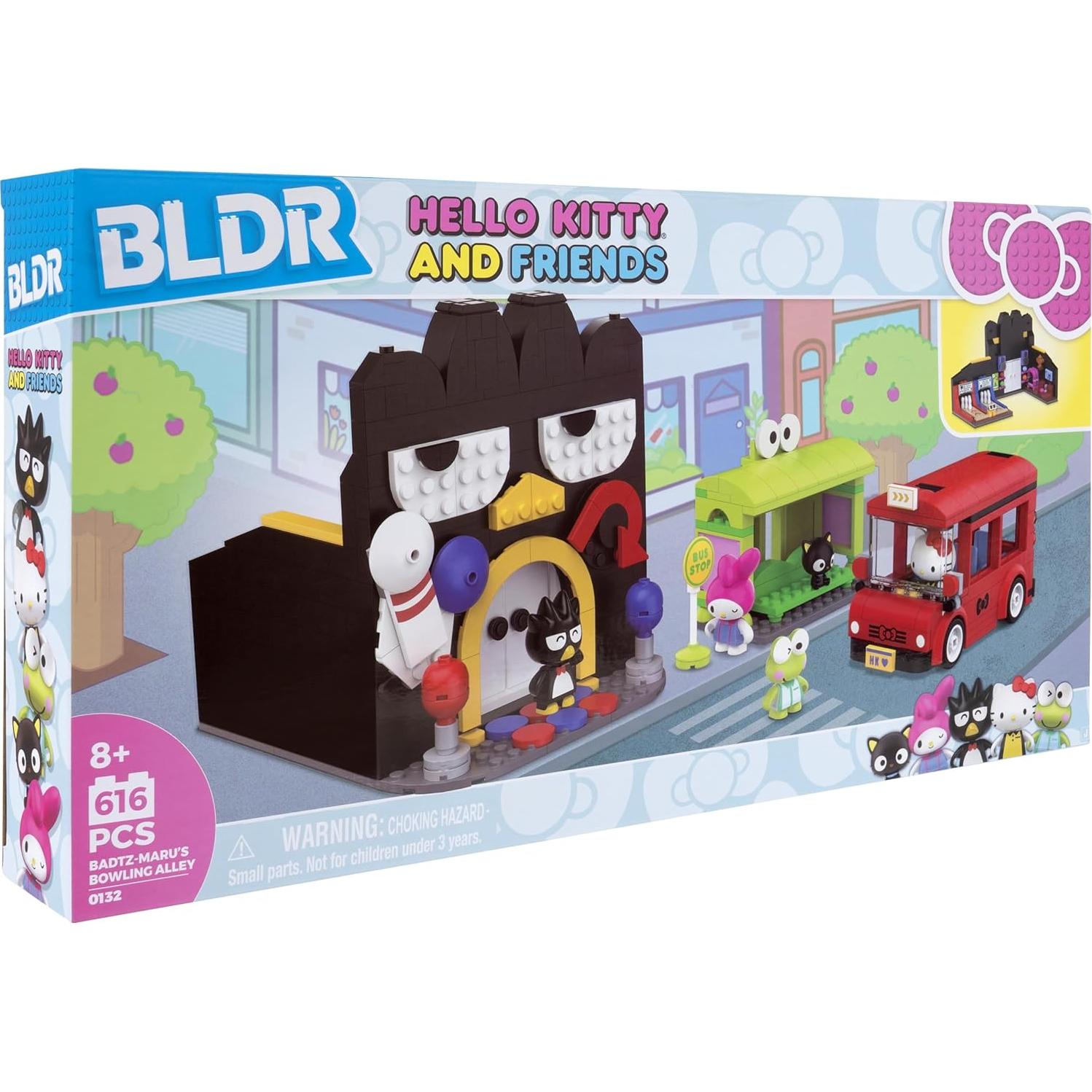 Set de Construcción Bolera Badtz-Maru Hello Kitty 616 Piezas
