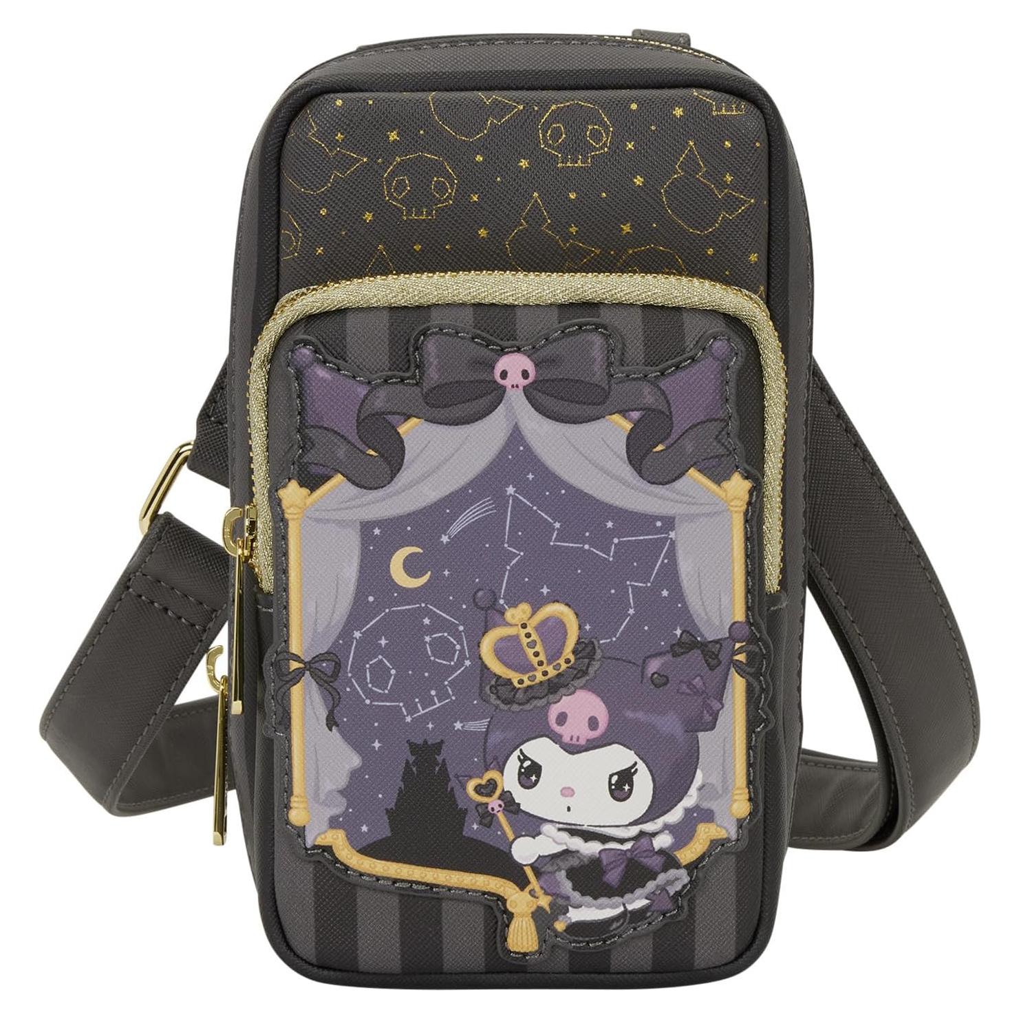 Bolso Cruzado Loungefly Kuromi 20 Aniversario con Monedero