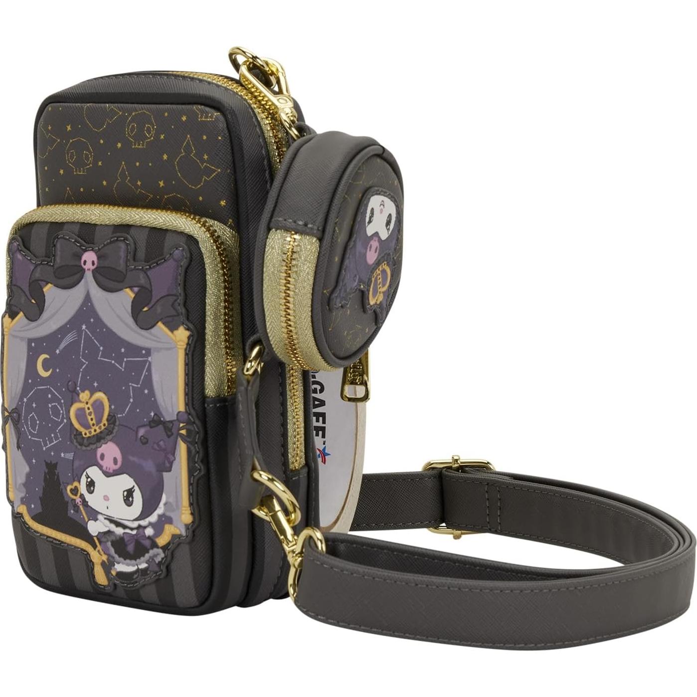 Bolso Cruzado Loungefly Kuromi 20 Aniversario con Monedero