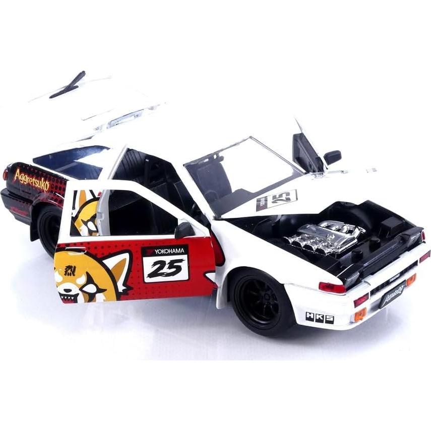Coche de metal Jada Toys 1:24 Toyota Trueno AE86 Aggretsuko
