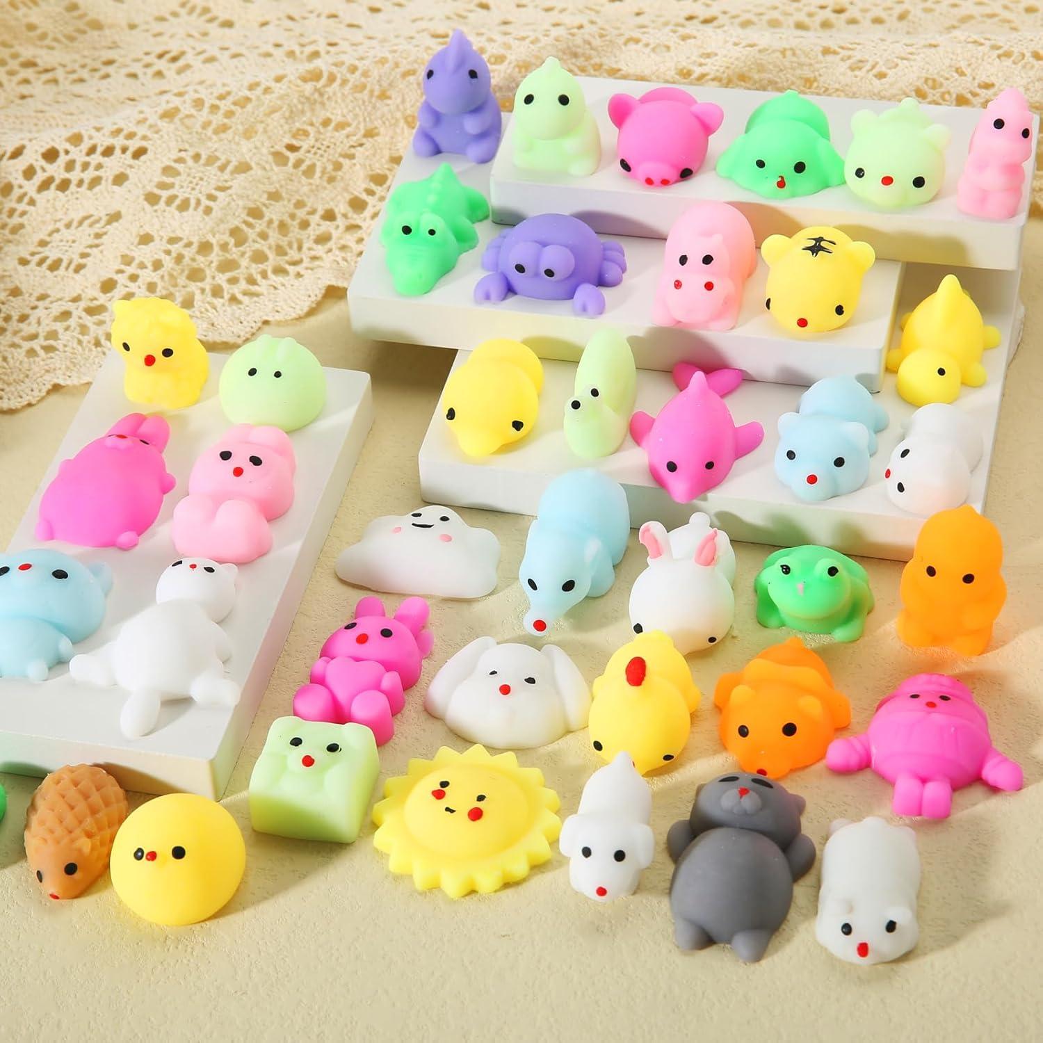 Paquete de 40 Juguetes Squishy Kawaii Animales KINGYAO