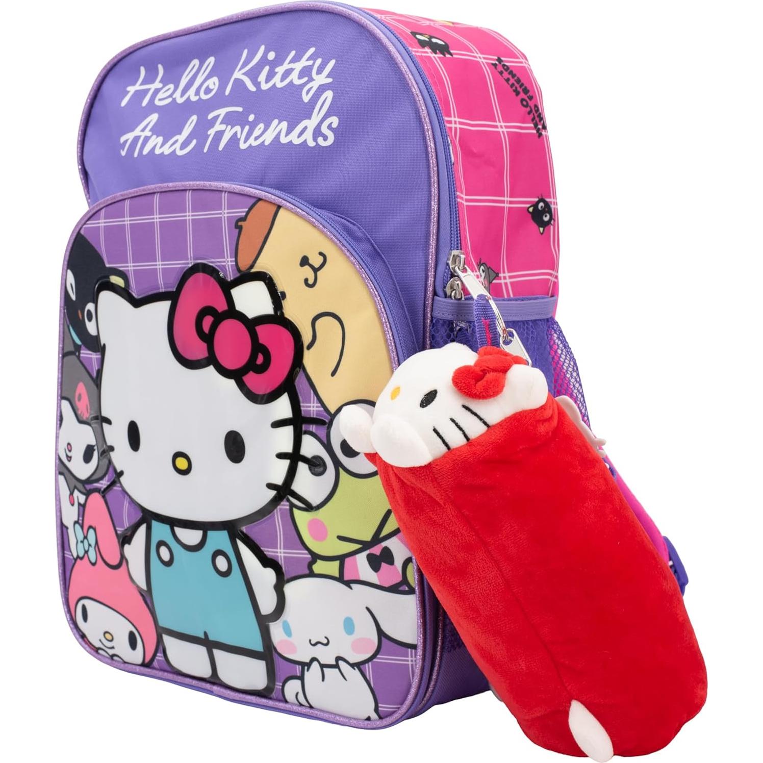 Estuche de Almacenamiento de Peluche Hello Kitty 19cm - Sanrio