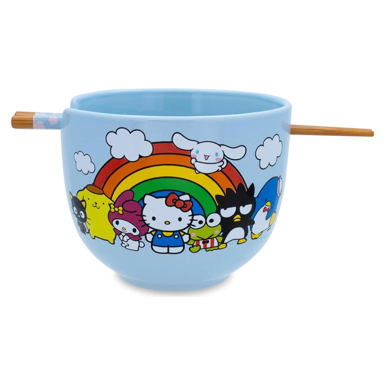Juego de Vajilla Cerámica Hello Kitty Toynk - Tazón Ramen 590g
