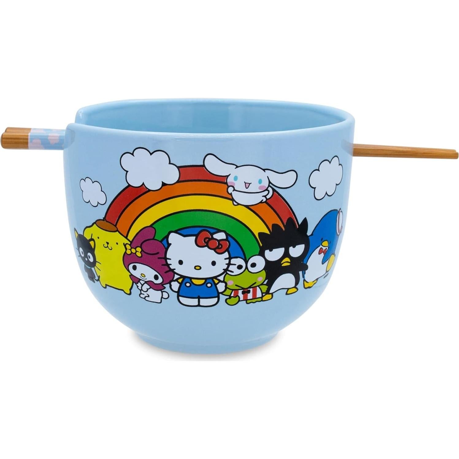 Juego de Vajilla Cerámica Hello Kitty Toynk - Tazón Ramen 590g