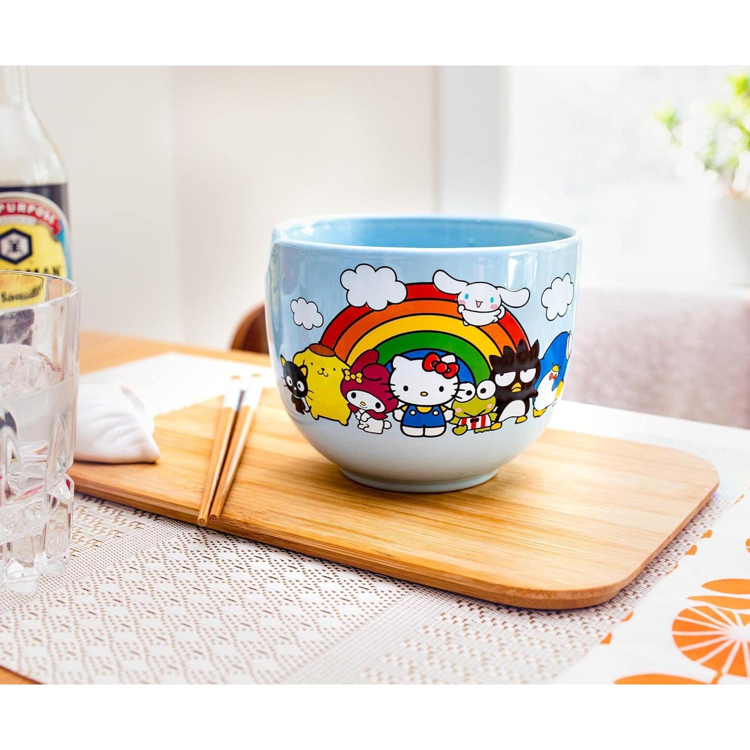 Juego de Vajilla Cerámica Hello Kitty Toynk - Tazón Ramen 590g