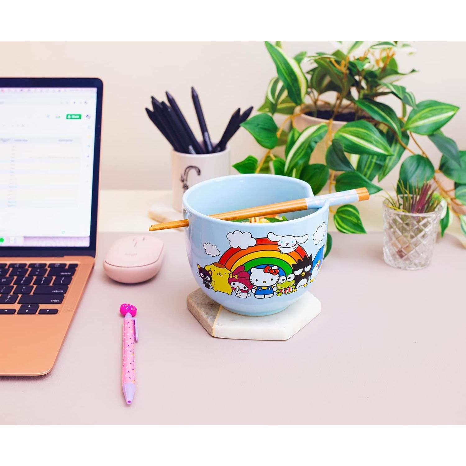 Juego de Vajilla Cerámica Hello Kitty Toynk - Tazón Ramen 590g