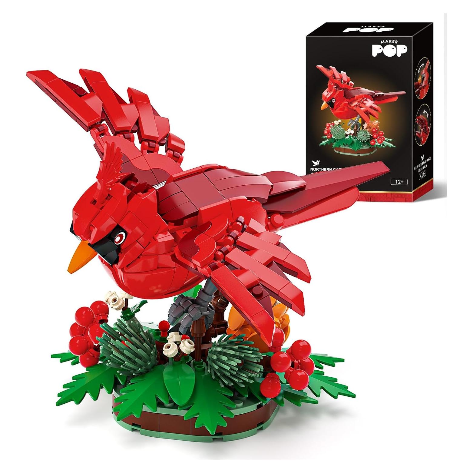 Juego de Bloques de Construcción Cardenal del Norte Sinuraii