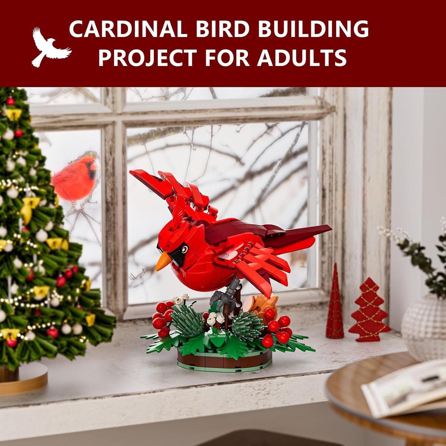 Juego de Bloques de Construcción Cardenal del Norte Sinuraii