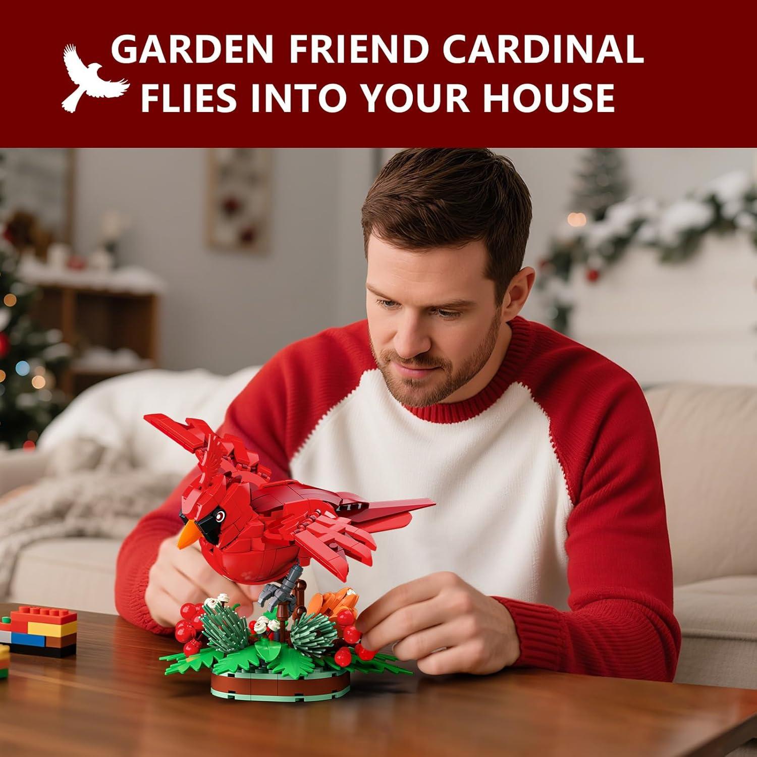 Juego de Bloques de Construcción Cardenal del Norte Sinuraii