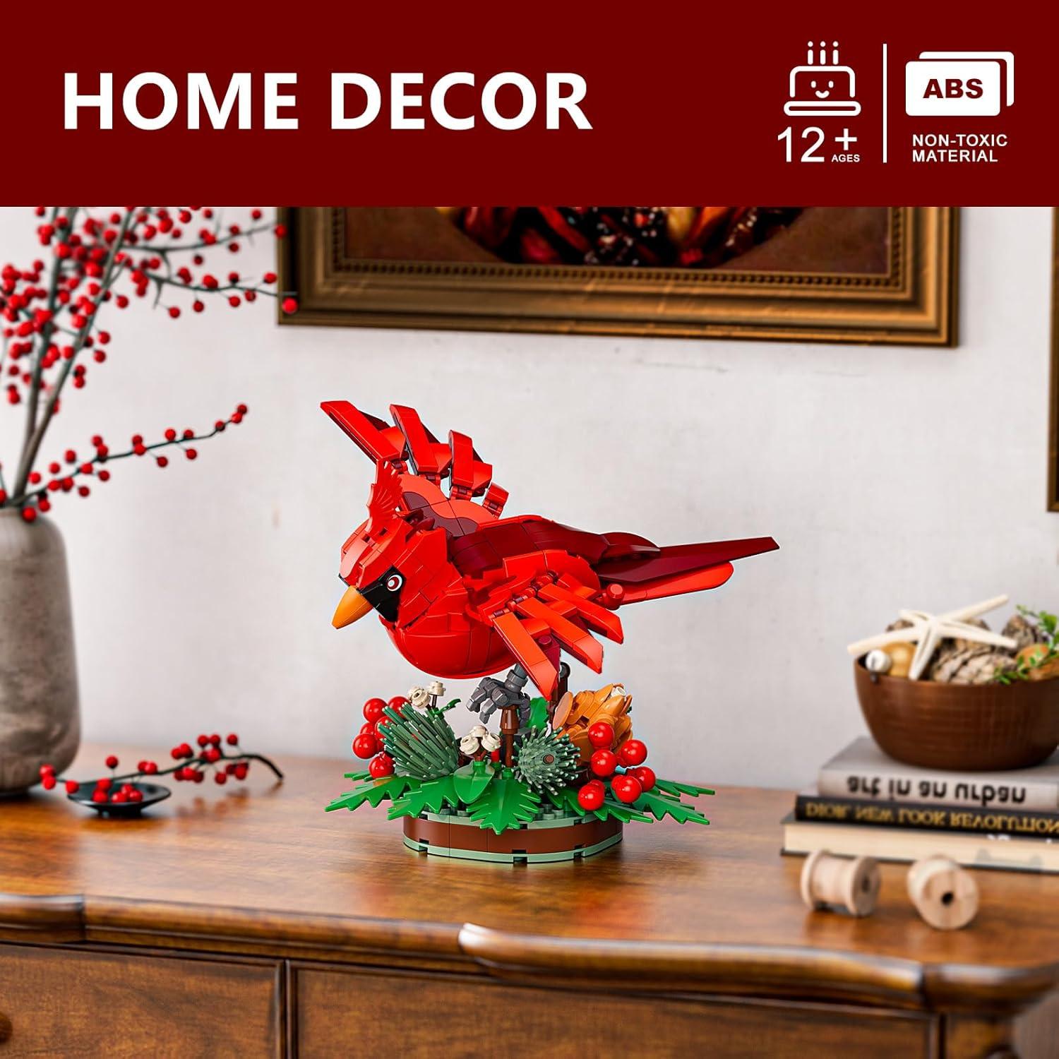 Juego de Bloques de Construcción Cardenal del Norte Sinuraii