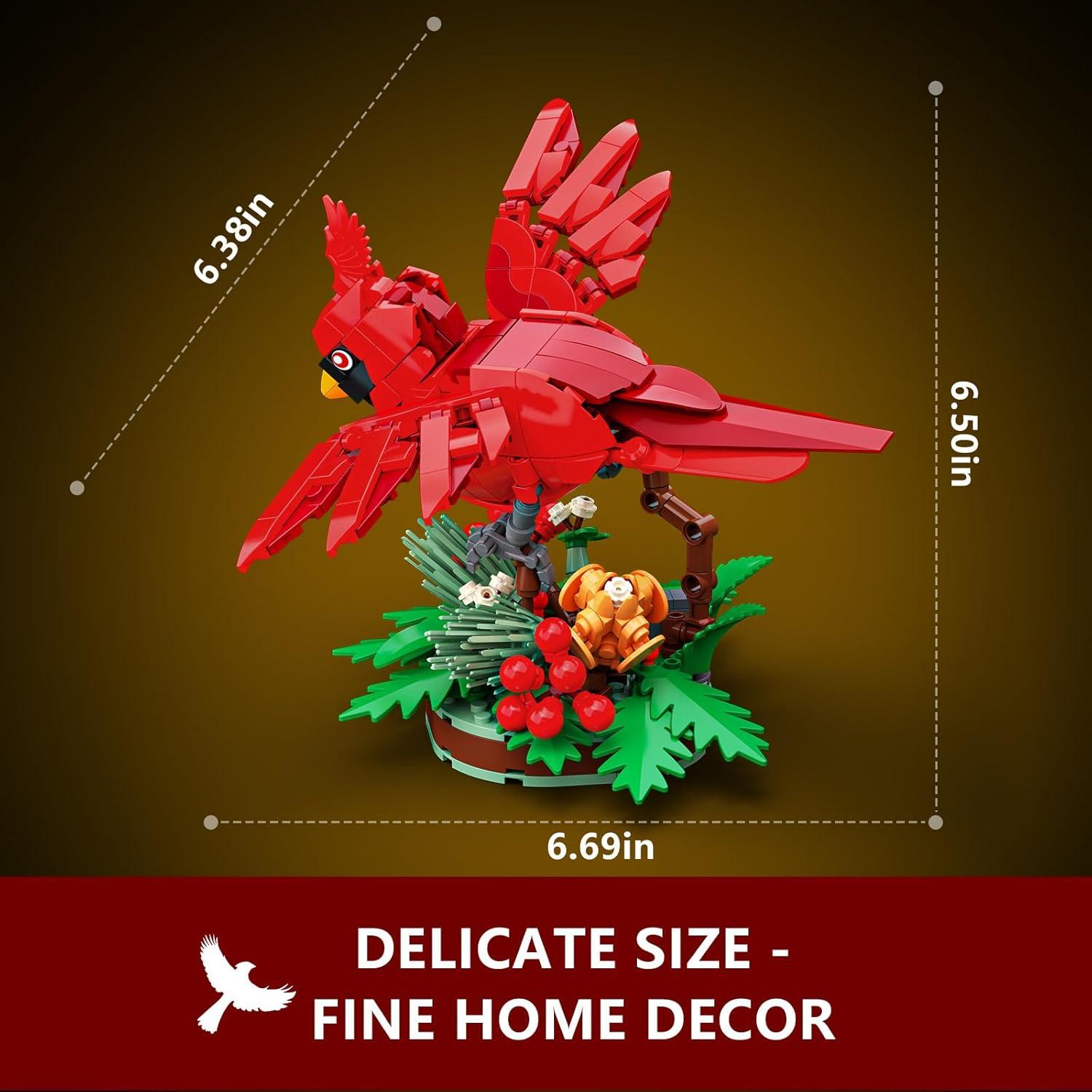 Juego de Bloques de Construcción Cardenal del Norte Sinuraii