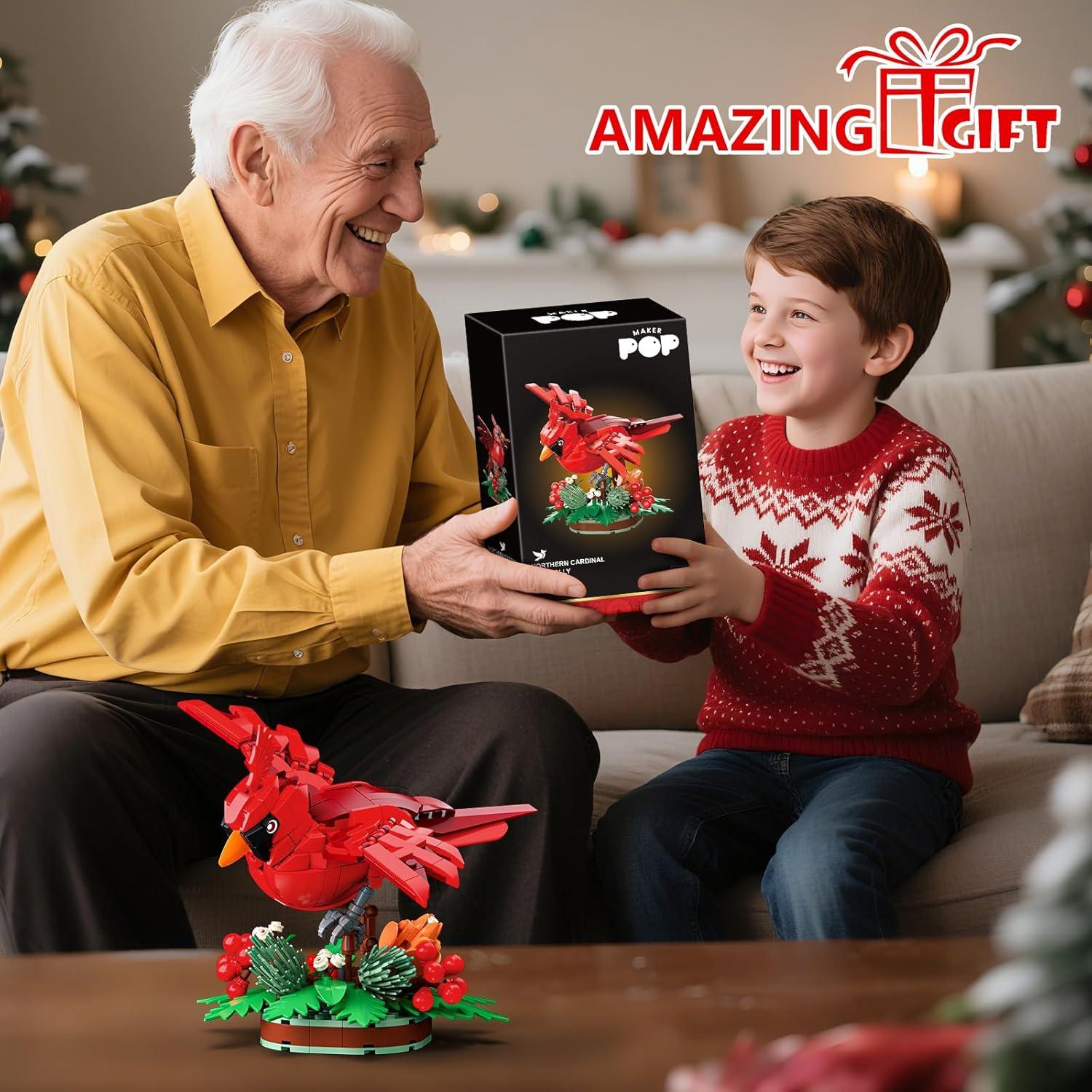 Juego de Bloques de Construcción Cardenal del Norte Sinuraii