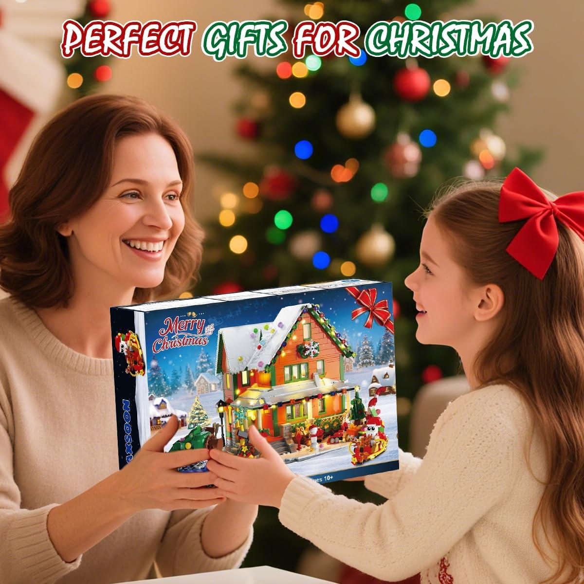 Juego de Construcción Casa de Navidad PLAXSOON 1961 Piezas