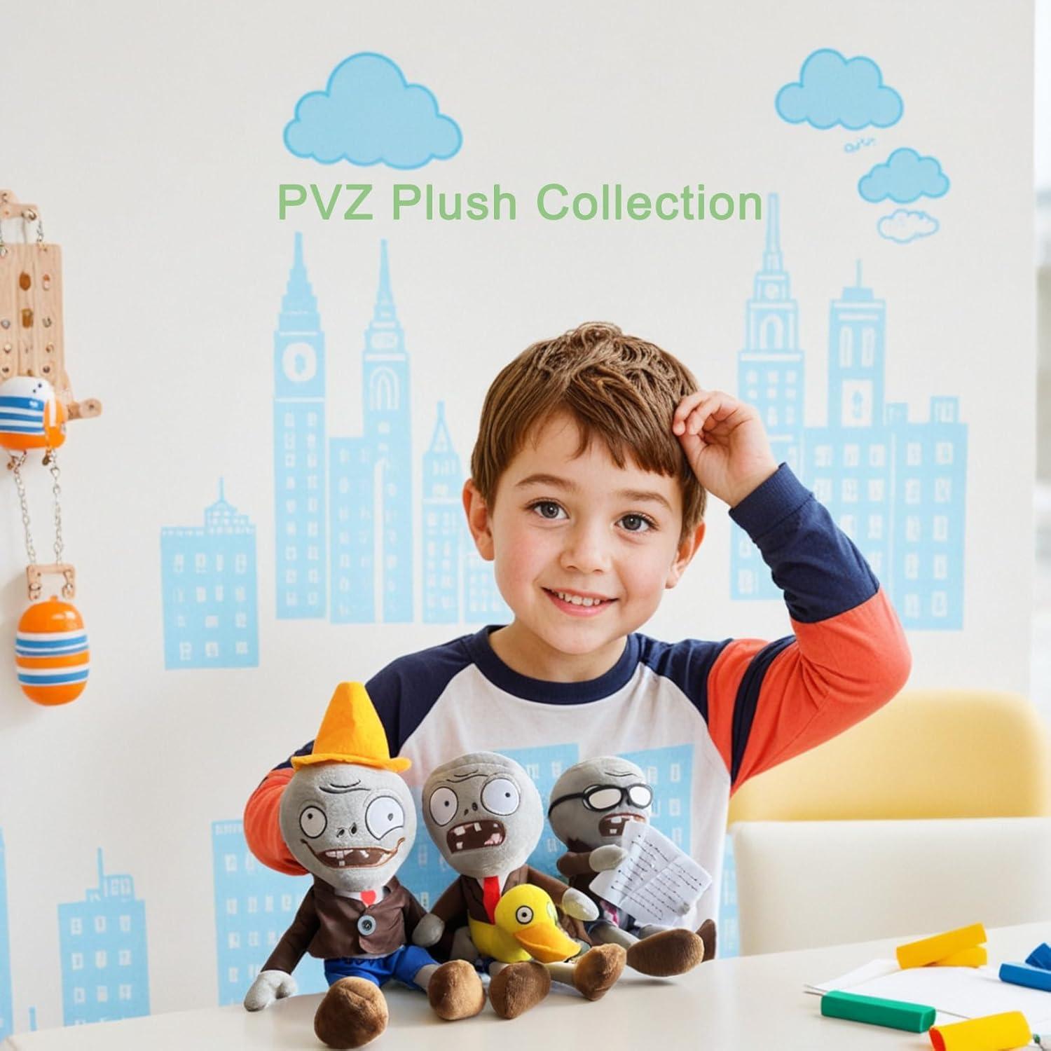 6 Piezas Juguetes de Peluche Plants vs Zombies Dyharnsty