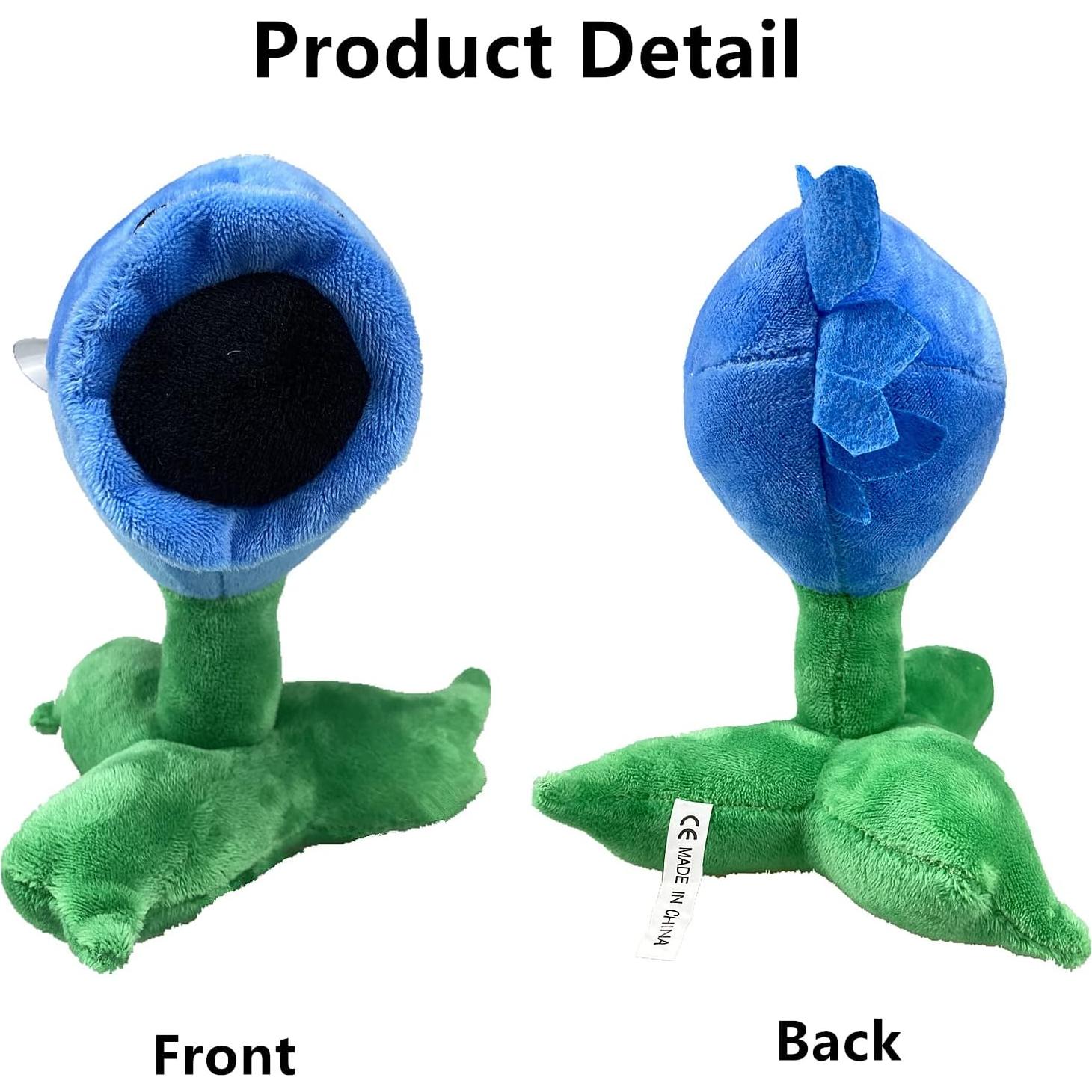 Conjunto de 3 Muñecos de Peluche Plantas vs Zombis PVZ