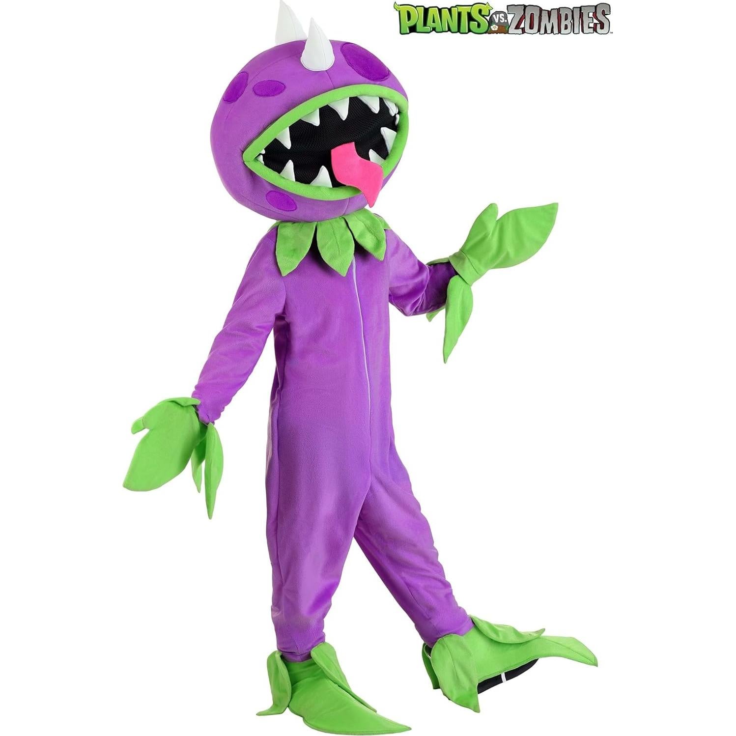 Disfraz Chomper Plants vs Zombies 4T Niños Mono Velour