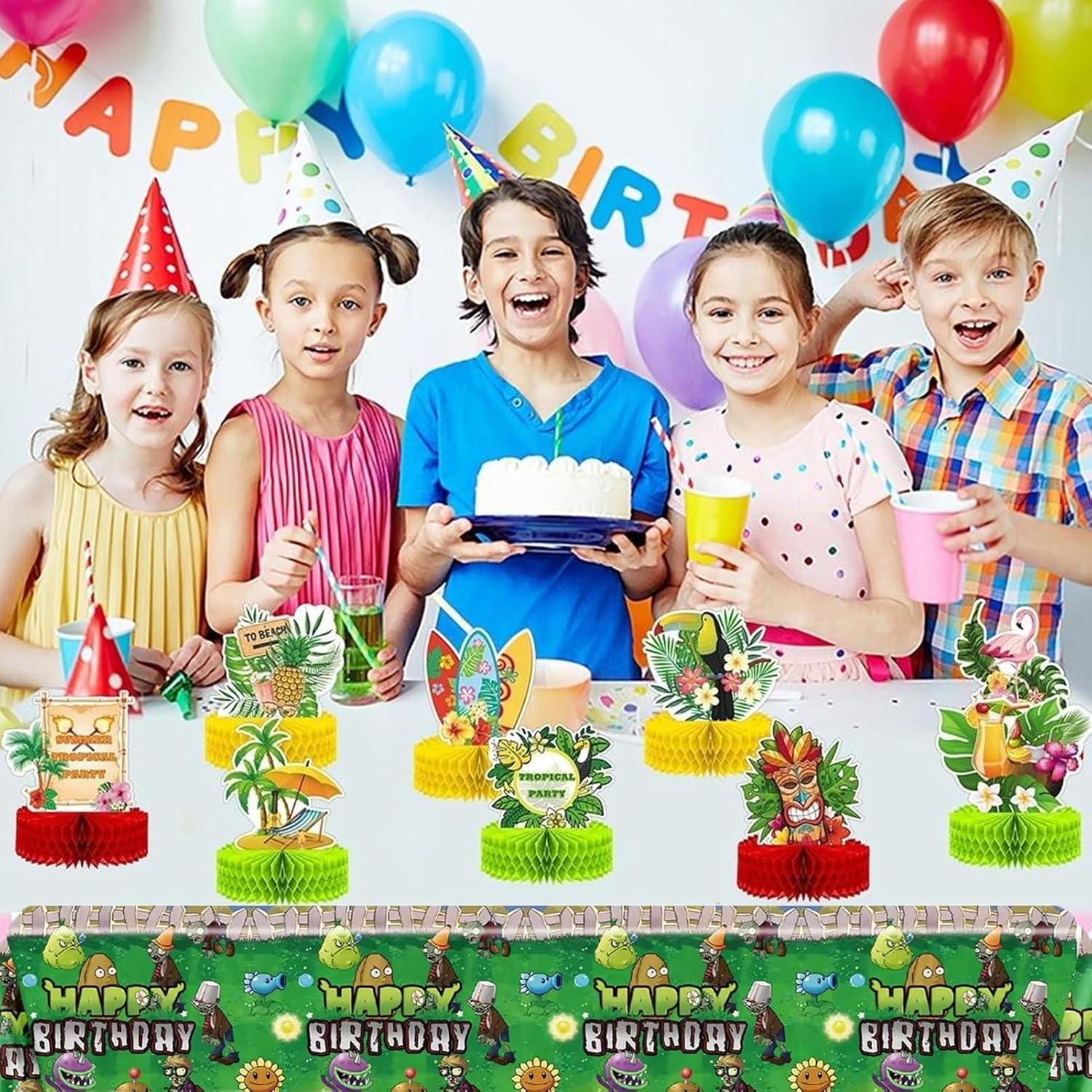 Paquete de 2 Manteles Rectangulares Plants vs Zombies 106.68x177.8cm