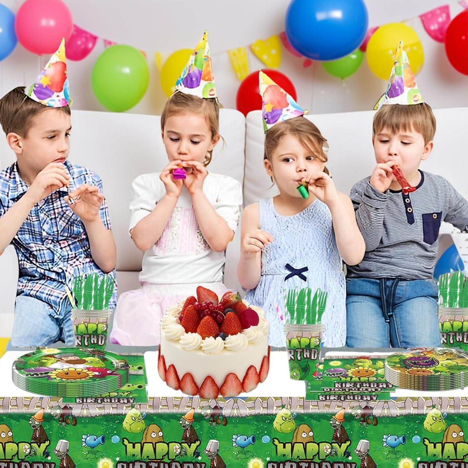 Paquete de 2 Manteles Rectangulares Plants vs Zombies 106.68x177.8cm