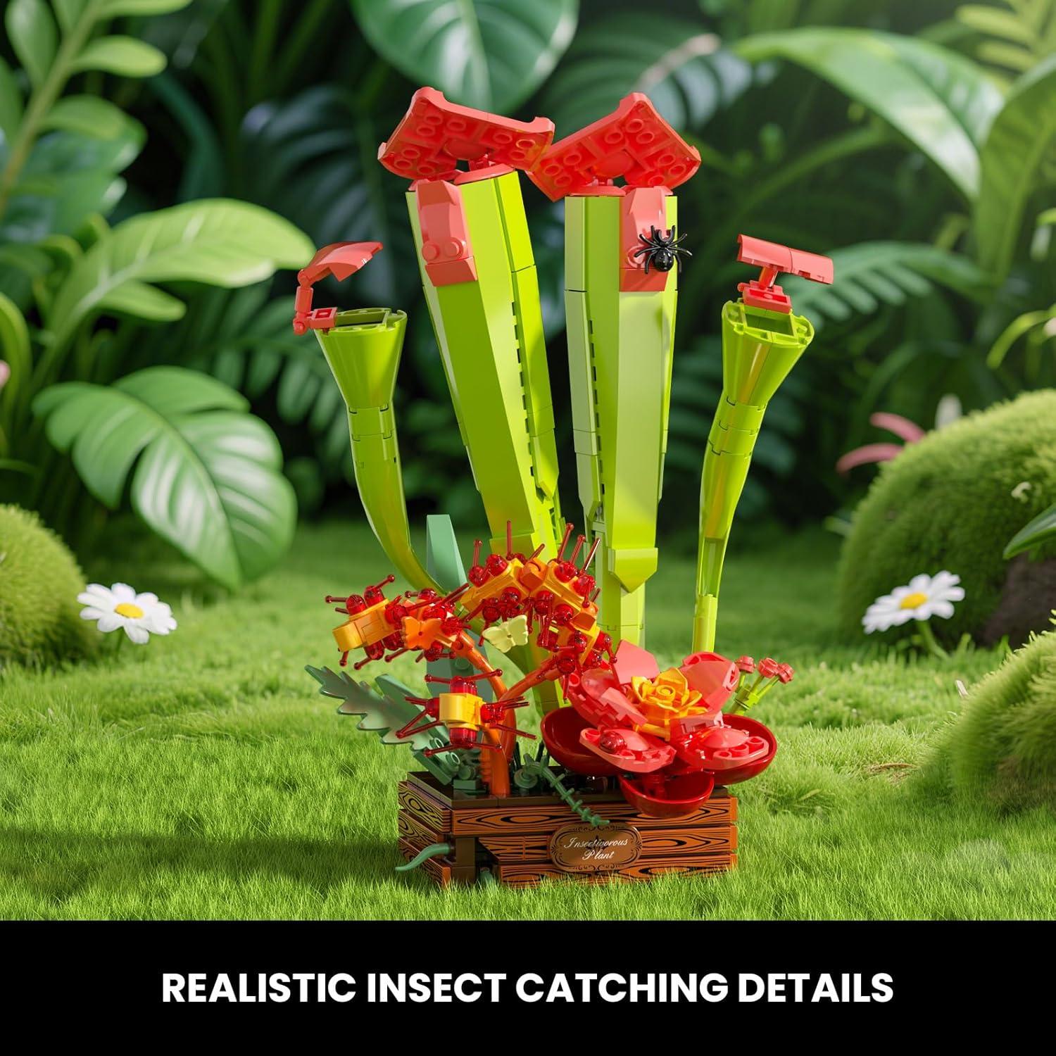 Juego de Construcción Plantas Carnívoras SHAREHB 455PCS