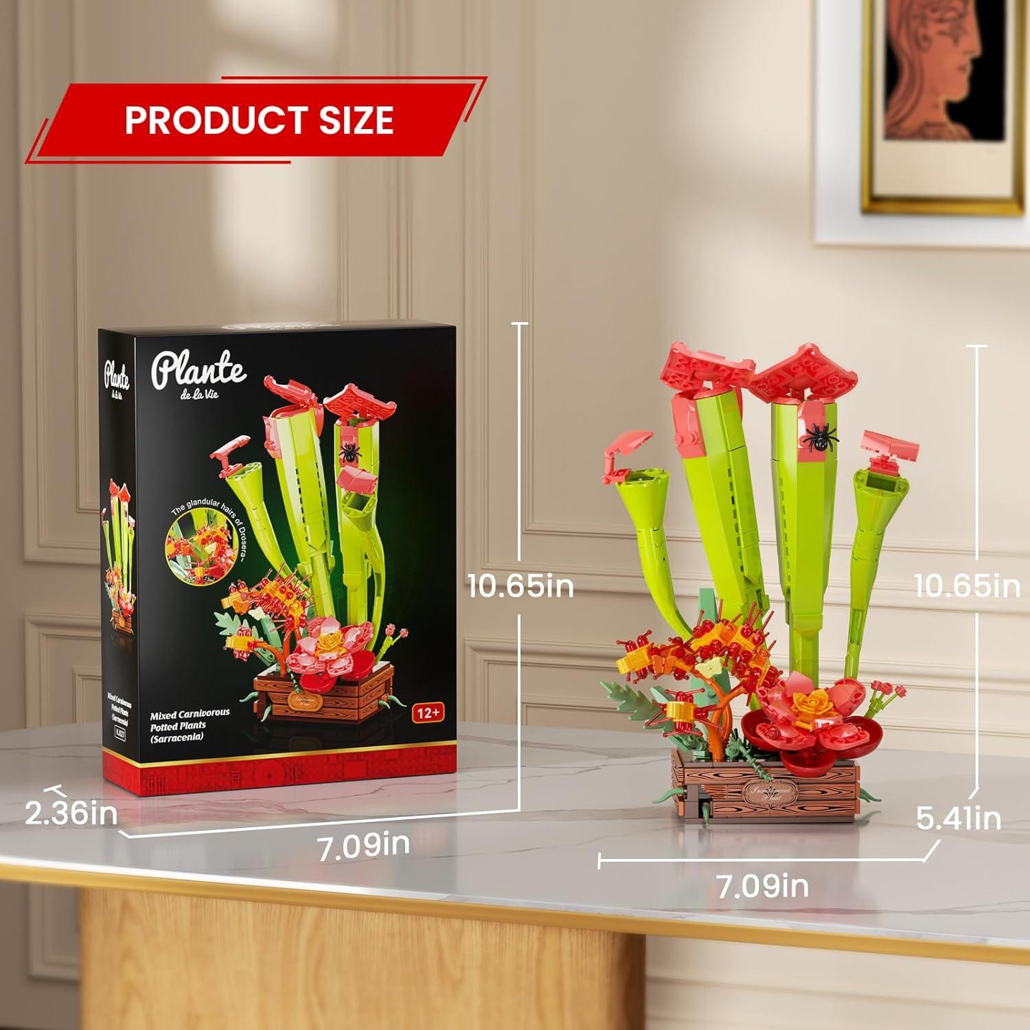 Juego de Construcción Plantas Carnívoras SHAREHB 455PCS