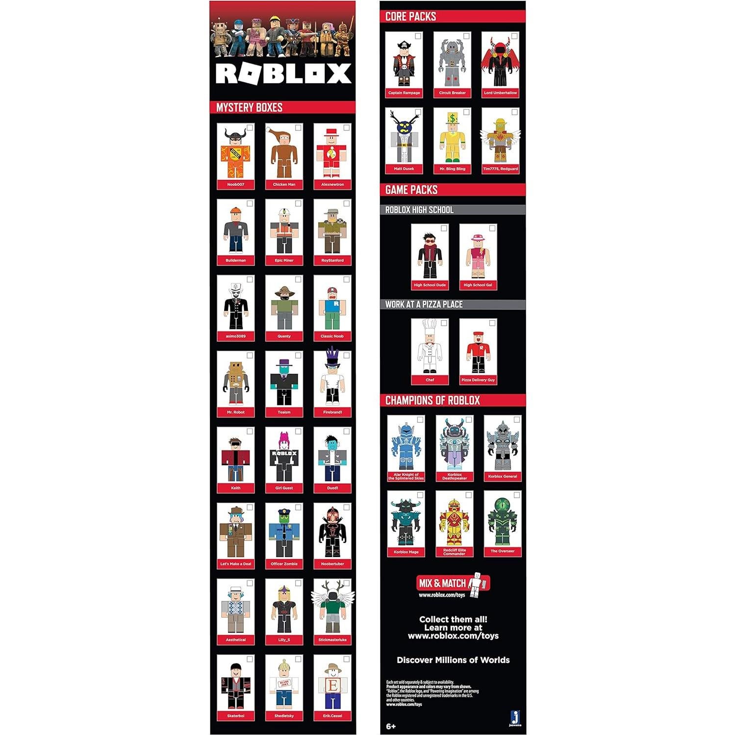 Figuras de Acción Roblox Mr. Bling Bling + 2 Figuras Misteriosas