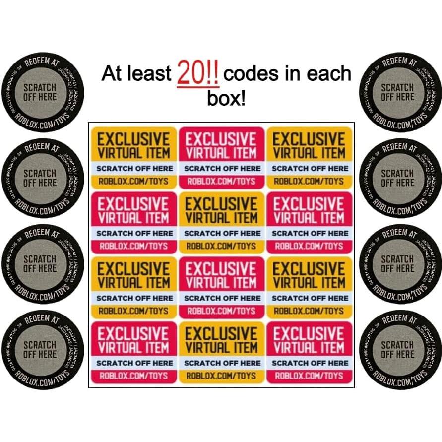 Caja de Regalo de Códigos Roblox - Lote de 20 Códigos Nuevos