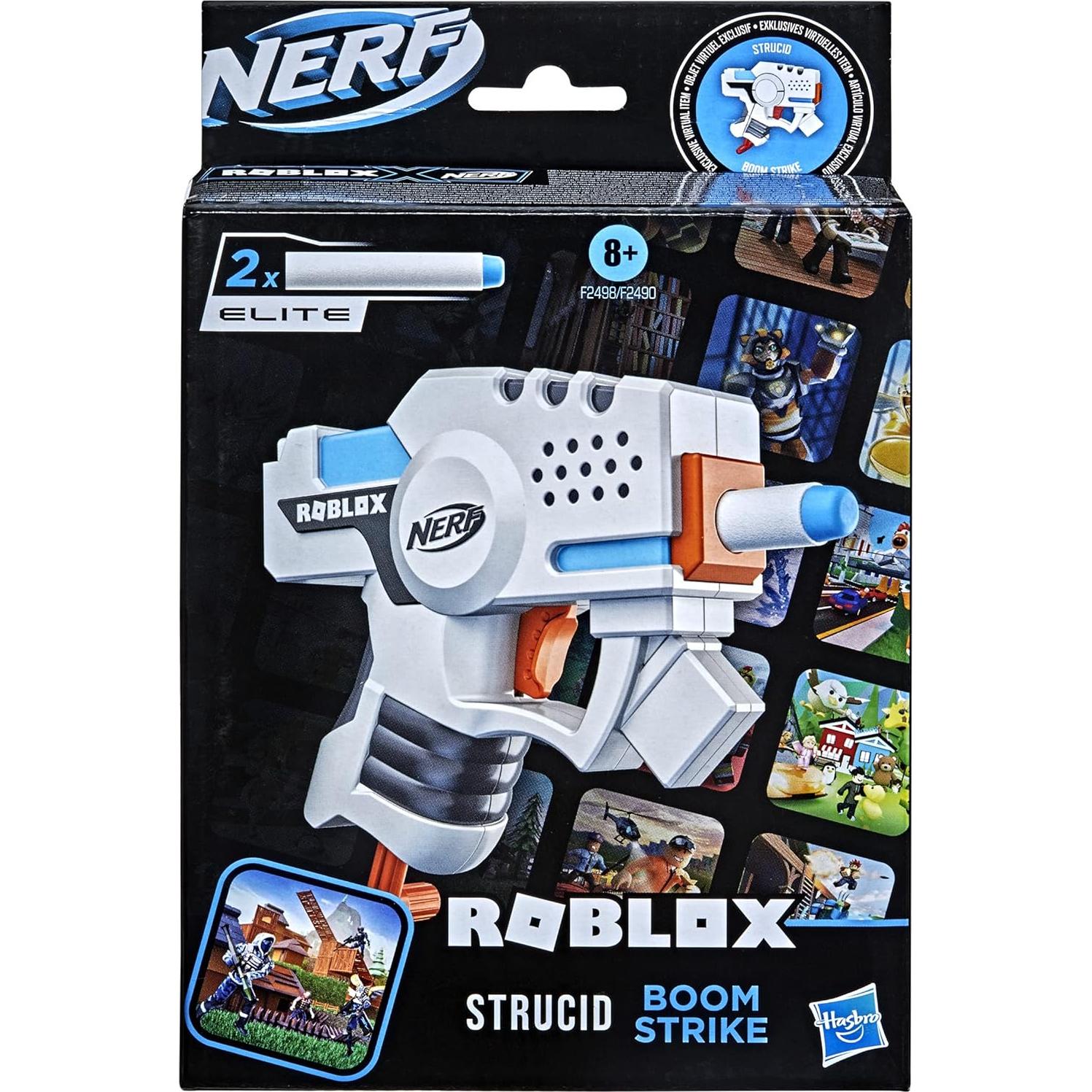 Pistola Nerf Roblox Strucid Boom Strike - Dardos de Espuma