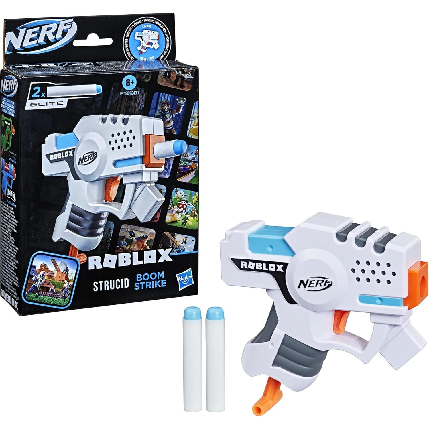 Pistola Nerf Roblox Strucid Boom Strike - Dardos de Espuma