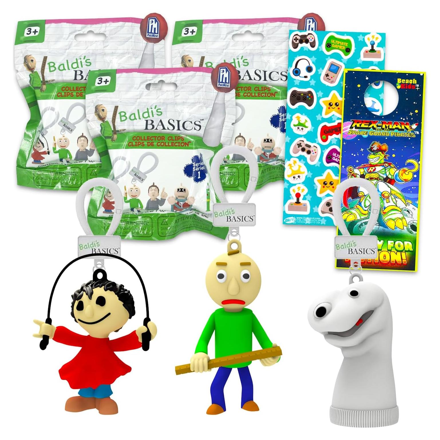 Bolsas Sorpresa Baldi's Basics - 3 Colgantes y Stickers