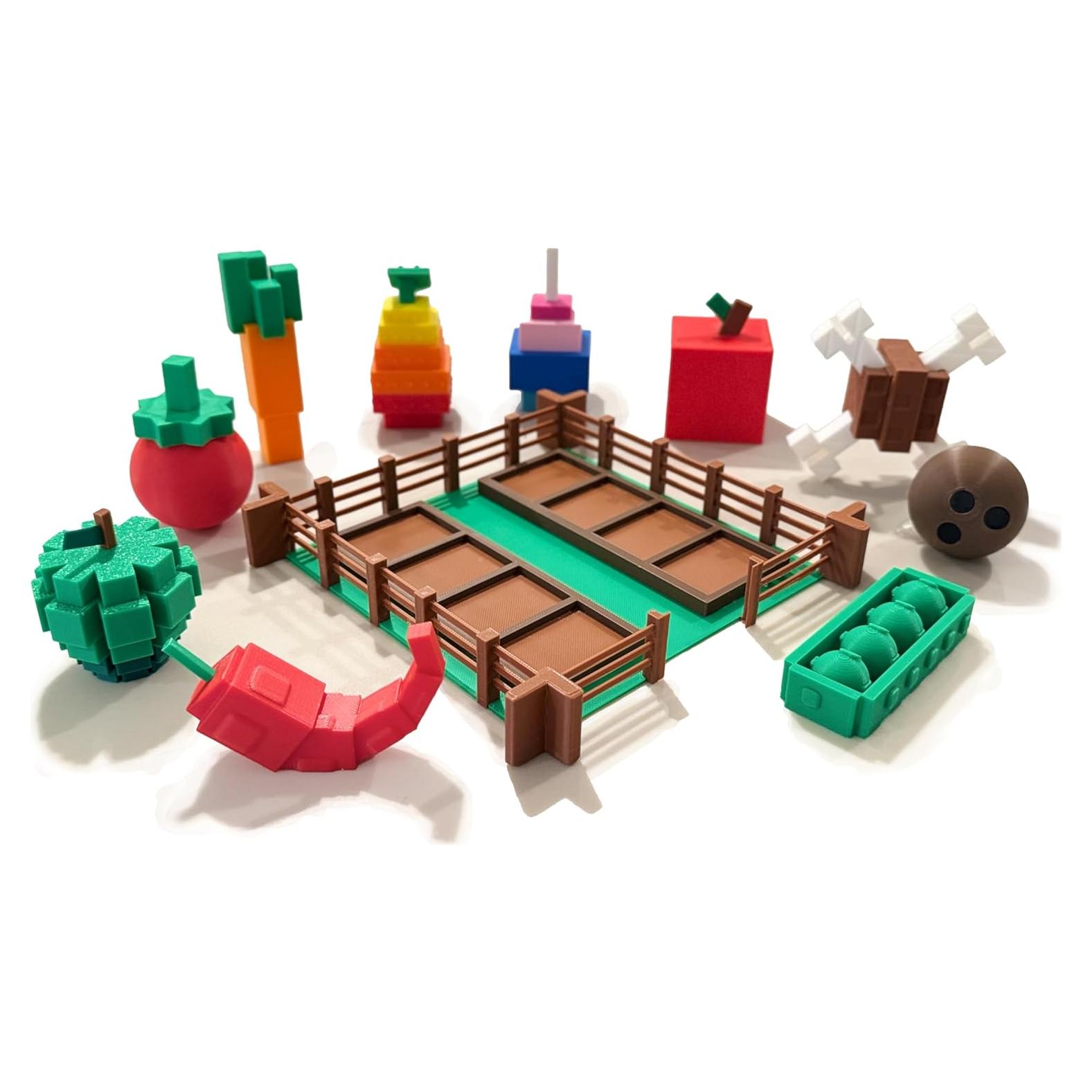 Conjunto de Jardín 3D Kidspired3D - 11 Piezas Educativas