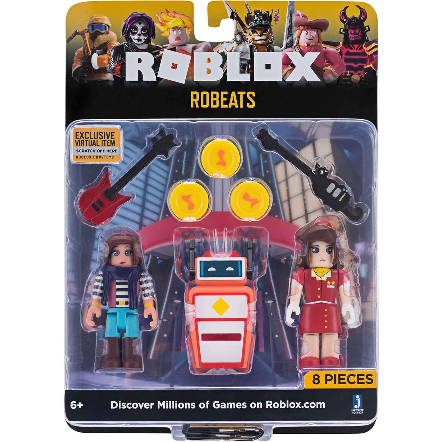 Paquete de Juego Roblox Robeats - 2 Figuras y Accesorios