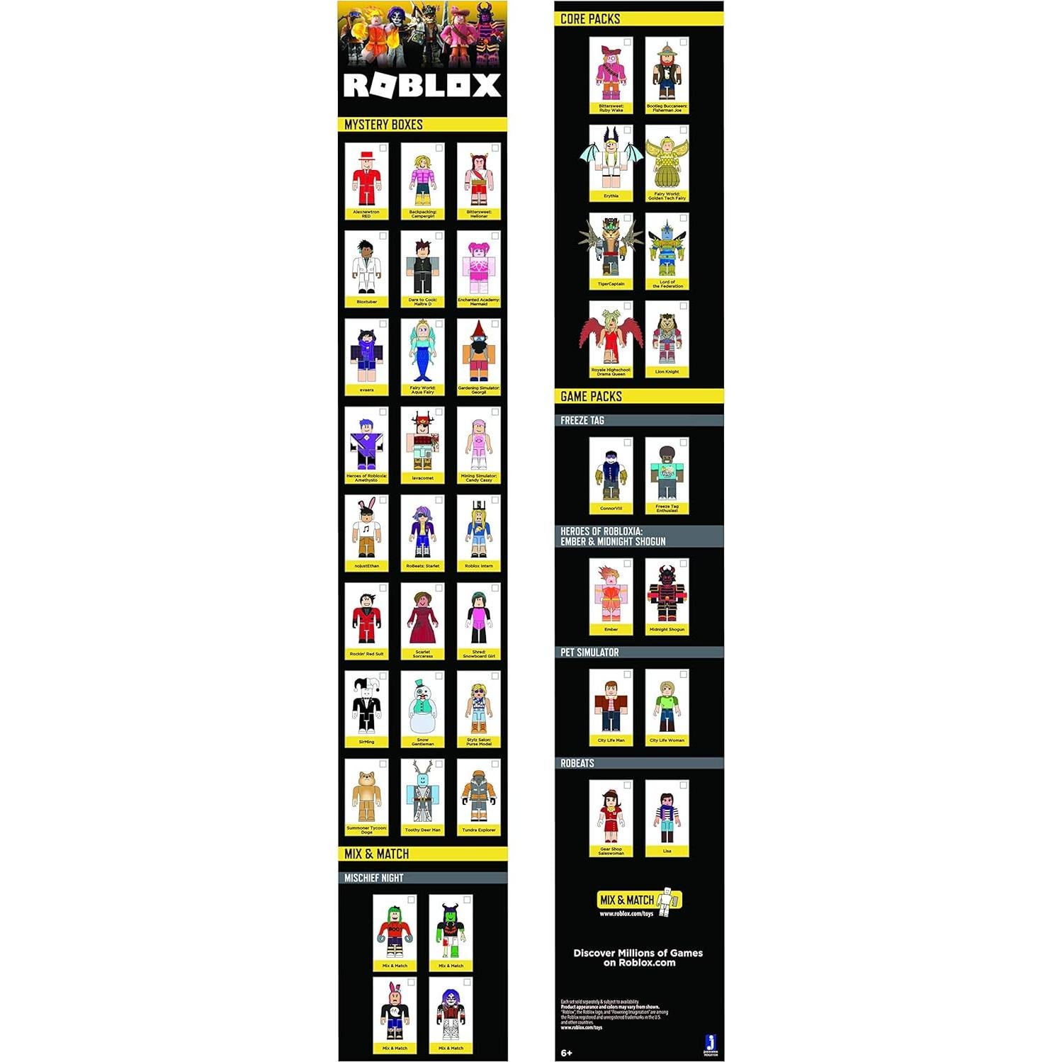 Paquete de Juego Roblox Robeats - 2 Figuras y Accesorios