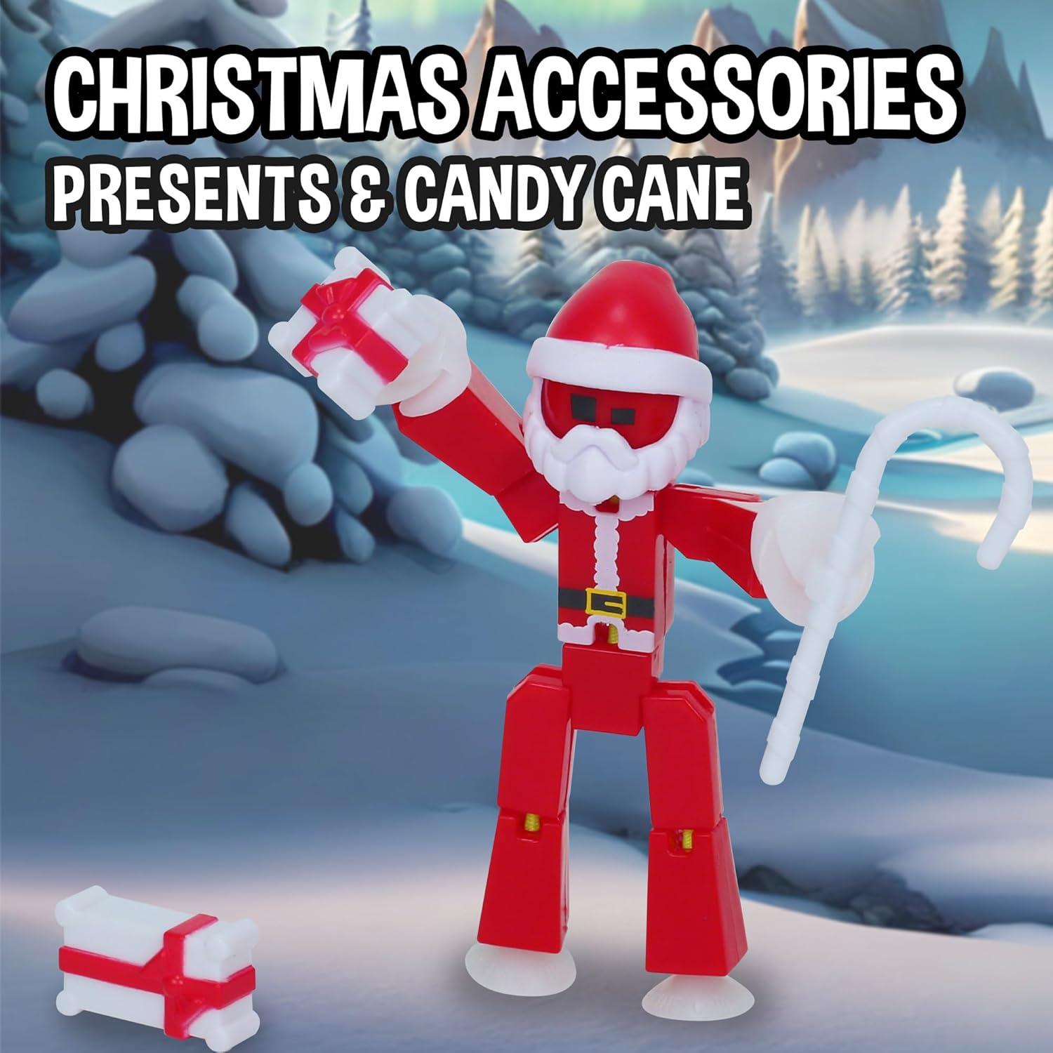 Paquete Navidad StikBot Zing - 7 Figuras + Accesorios
